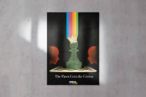Lámina A3 «The Pawn Gets The Crown» diseñado por Javi Padilla