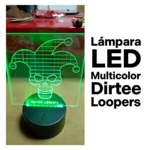 Lámpara LED Multicolor de Dirtee Loopers